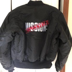 Mission Impossible Flyer Jacket - Movie Crew, Vintage 90's - New, Men's Size XL